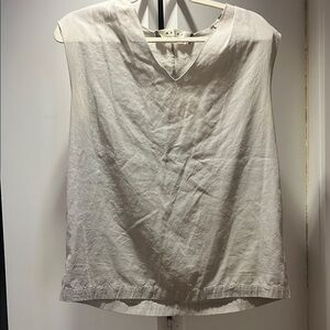 Marni Off-White Sleeveless Blouse